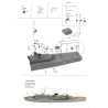 NikoModel 7116 – U-Boat Tender Ship Waldemar Kophamel 1942 1(1/700) – Maquette Résine