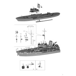 NikoModel 7121 – Gustav Nachtigal 1944 (1/700) – Maquette Résine
