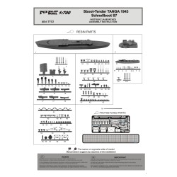 NikoModel 7113 – Sboot Tender Tanga 1943 Schnellboot S7 – 1/700