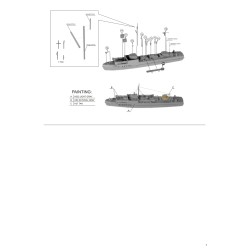 NikoModel 7113 – Sboot Tender Tanga 1943 Schnellboot S7 – 1/700