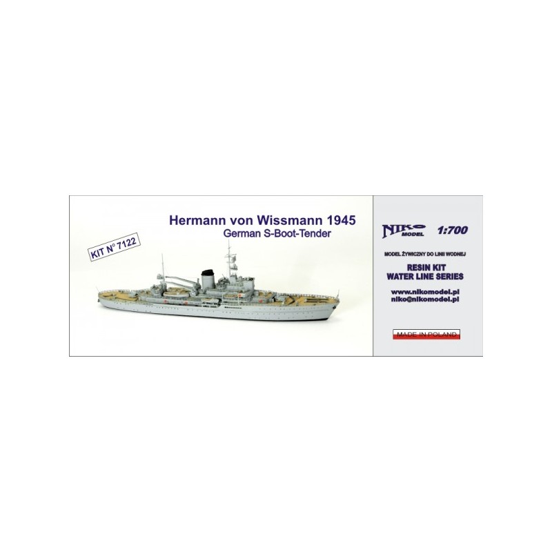 NikoModel 7122 – Hermann Von Wissmann 1945 – 1/700