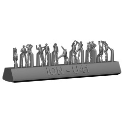 Ion Model U350-004 – US Navy – Personnel Porte-Avions et Pilotes(1:350)