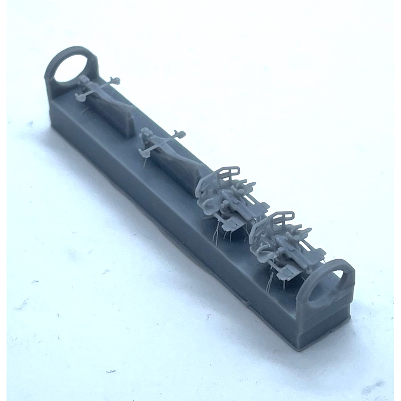 L’Arsenal 3D200 001 – Canon de 40 mm Bofors simple 1/200 (x4) – Impression 3D