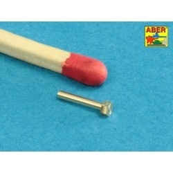 Aber 16110 - Imitation tournée de boulons et écrous hexagonaux 1,6 x 4,0 mm x 15 pièces et d'écrous de 1,6 mm x 10 pièces.