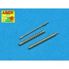 Aber A48017 - Ensemble de 2 canons standard de calibre .50 (12,7 mm) pour mitrailleuses d'aviation américaines Browning M2
