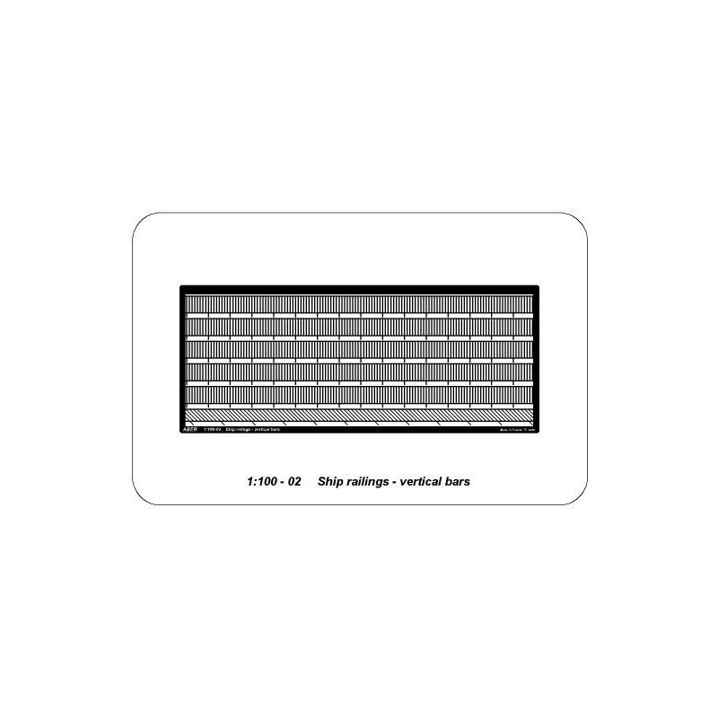 Aber RE-100-02 - Rambardes de navires - barres verticales