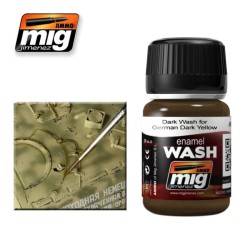 AMMO MIG 1000 – Lavis Brun pour Jaune Foncé Allemand – 35 ml