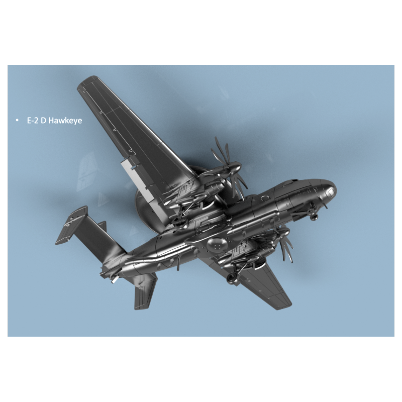 L’Arsenal 3D350-204 – E-2D Hawkeye ailes déployées x2 (1/350, impression 3D)