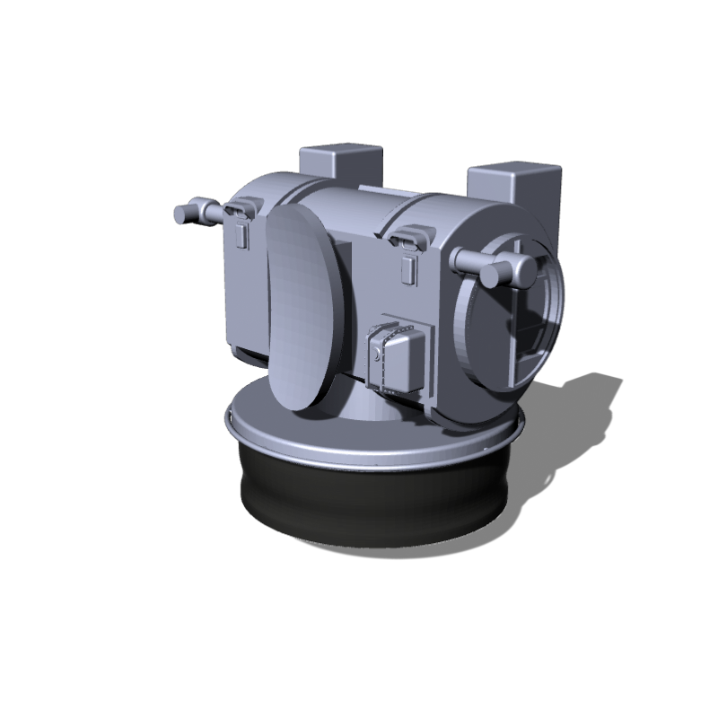 L’Arsenal 3D400-049 – Conduite de Tir 100 mm DRBC-32C 1/400 (5 pcs) – Impression 3D