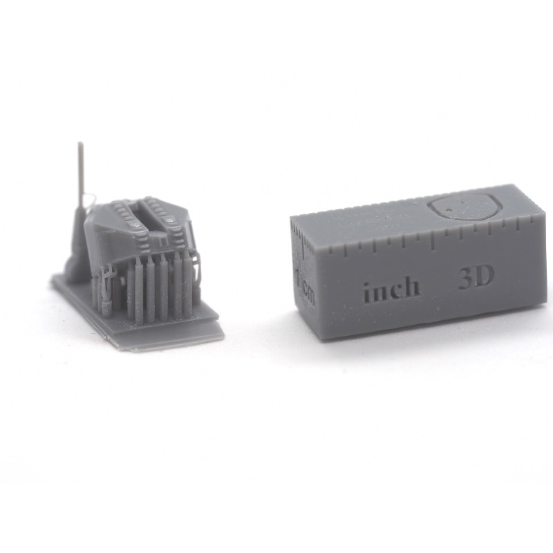 L’Arsenal 3D400-039 – Tourelles de 100 mm Mk 53 (x5) 1/400 – Impression 3D