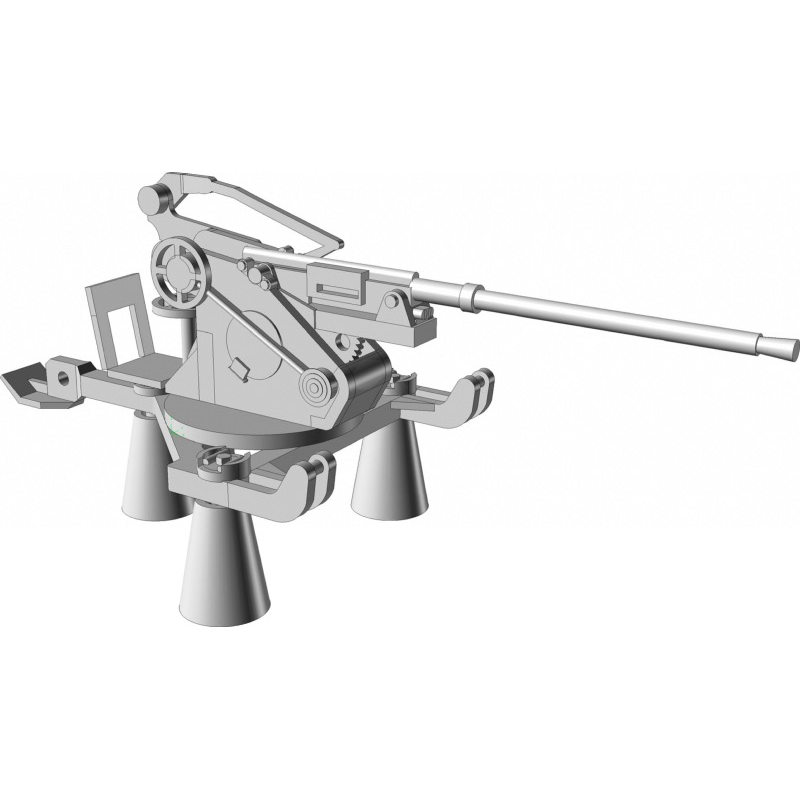 L’Arsenal 3D 400 038 – Flak 20 mm C30 DKM (x4) 1/400 – Impression 3D
