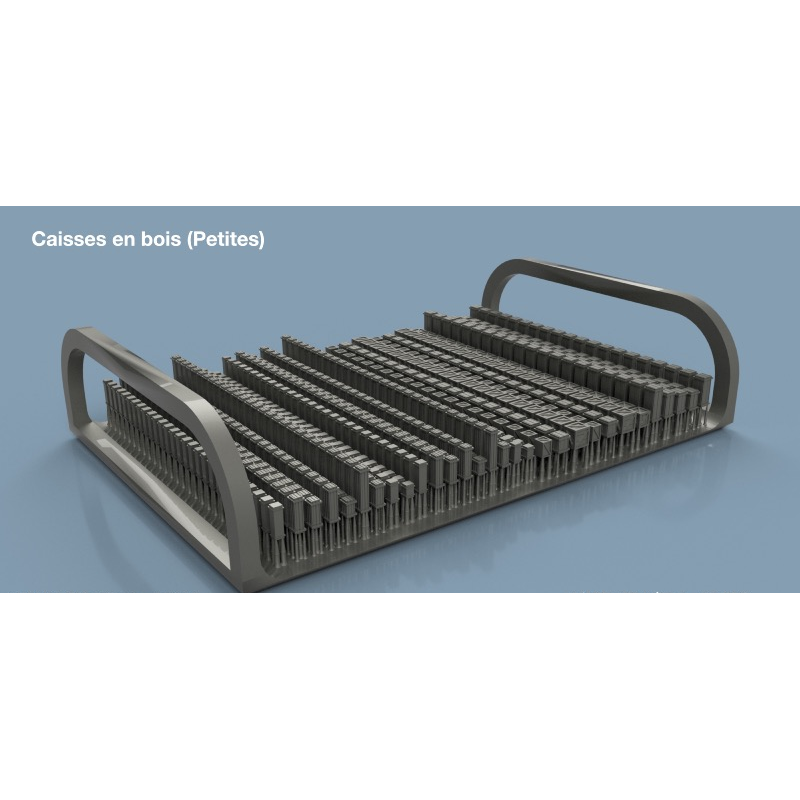 L’Arsenal 3D350-589 – Petites caisses en bois  (1/350, impression 3D)