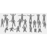 L’Arsenal 3P350-001 - Personne de pont d'envoi poses generales x80 (1/350, impression 3D)