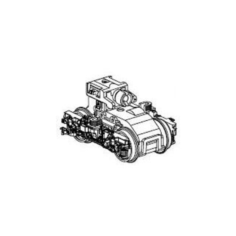 Piko HO 96470/34 – BB60000 SNCF Boîte d’engrenages avec bogie, arrière, DC