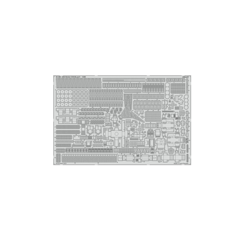 Eduard 53295 – USS Nimitz CVN 68 Part 1 Trumpeter 1/350