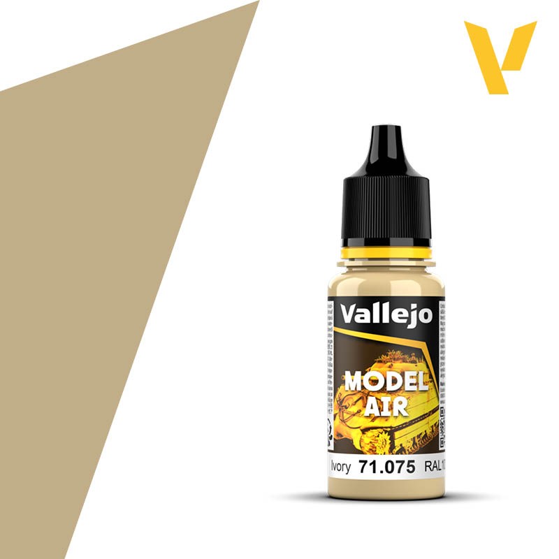 Vallejo 71.075 Ivoire 17 ml – Peinture Acrylique Modélisme, Figurines et Maquettes