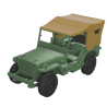 L’Arsenal 3D350-072 – Jeep Willys bâchée x10 (1/350, impression 3D)