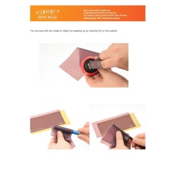 Infini Model	IES-0220G	Infini Model IES-0220G – Film de ponçage élastique 220 (3EA)