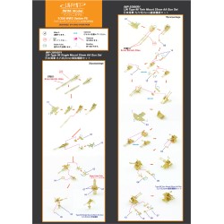Infini Model IMP-35005R1 – Ensemble canon antiaérien IJN Type 96 de 25 mm simple (1/350)