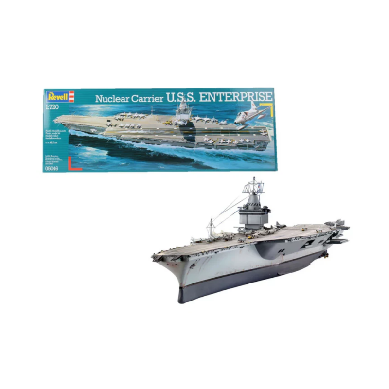 Revell 5046 – U.S.S. Enterprise – Porte-avions nucléaire (1:720) – Maquette plastique