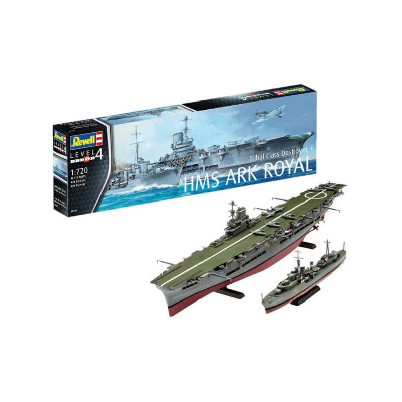 Revell 5149 – HMS Ark – Destroyer classe Royal & Tribal (1:720) – Maquette plastique