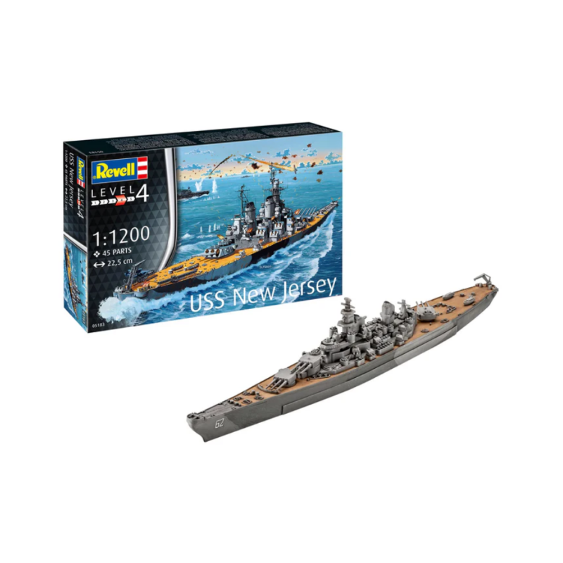 Revell	5183	 L'USS New jersey 1:1200