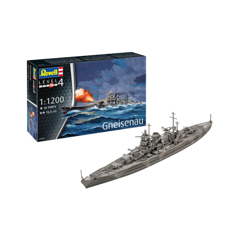 Revell	5181	 Cuirassé le Gneisenau 1:1200