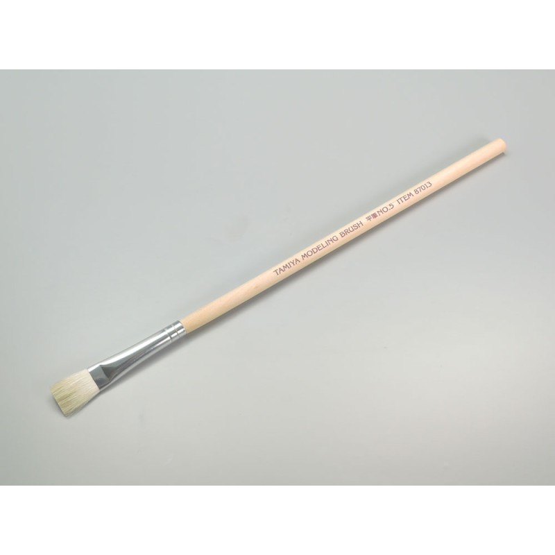Tamiya 87013 – Pinceau Plat N°5 – Outil Modélisme
