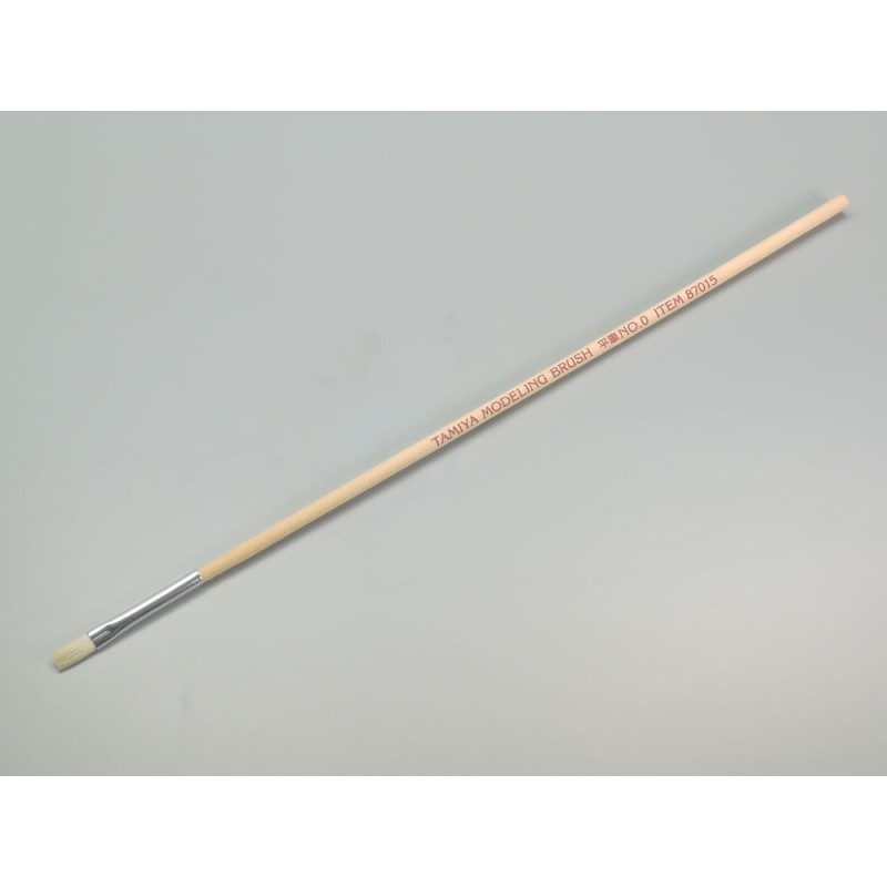 Tamiya 87015 – Pinceau Plat N°0 – Outil Modélisme