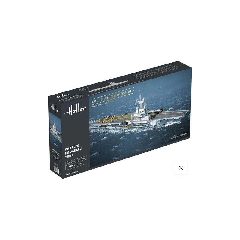 Heller	81072	 Le Charles De gaulle 1:400