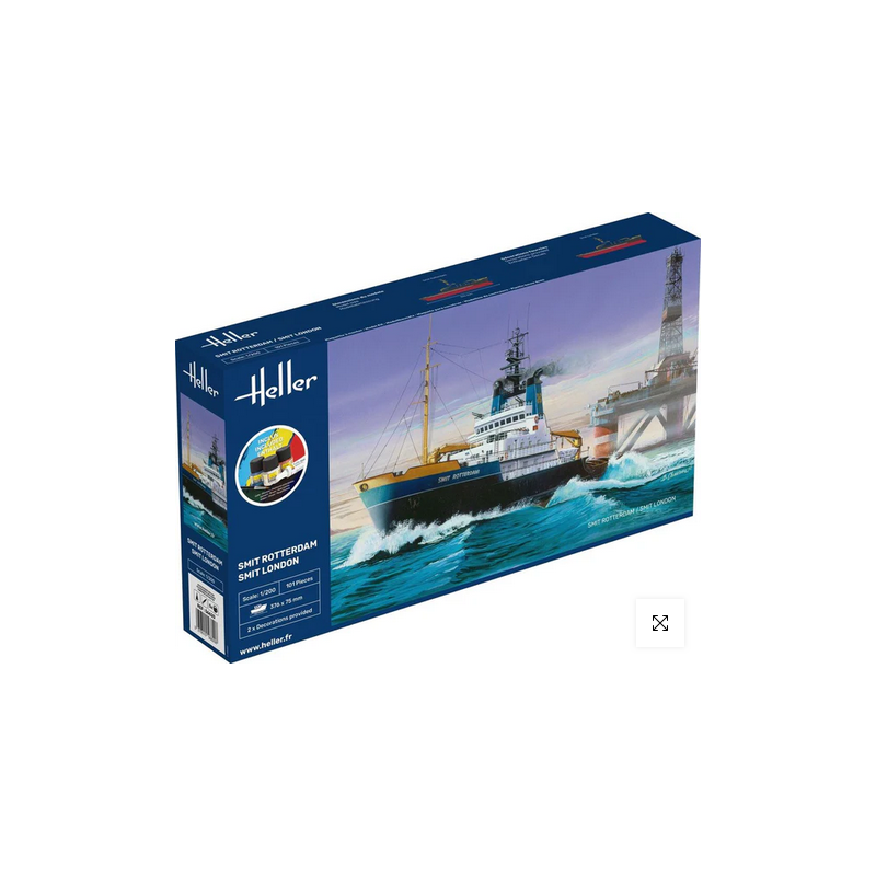 Heller	56620	 Kit De Démarrage Smit Rotterdam 1:200