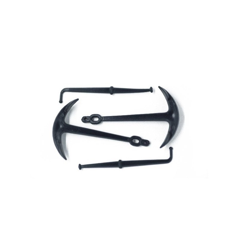 Billing Boats BF-0057 – Ancre à verge 35 × 35 mm / 2 pièces