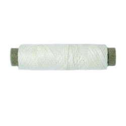 Billing Boats BF-0070 – Fil de gréement 0,2 mm × 50 m / 1 rouleau, blanc