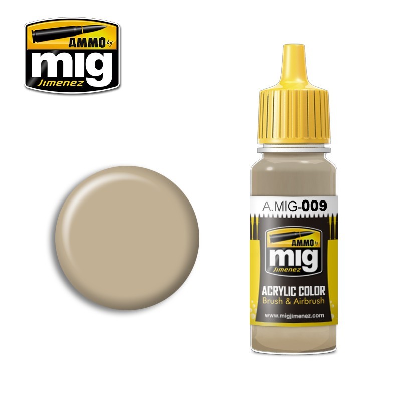 A.mig-0009 Peinture Ral 7027 gris sable 17ml