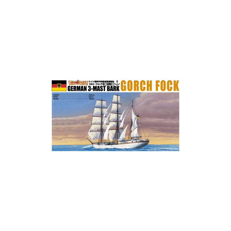 Aoshima	AO44285	 Gorch Fock 1:350