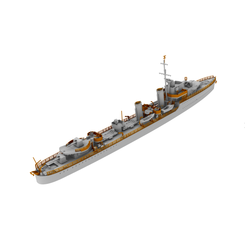 IBG	70012	 HMS Ithuriel 1942 Destroyer britannique de classe I 1:700