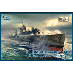 IBG	70010	 HMS Harvester 1943 Destroyer britannique de classe H 1:700