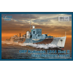 IBG	70003	 ORP Krakowiak 1944 Hunt II (avec PE, ligne de flottaison) 1:700