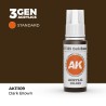 AK Interactive AK11109 – Peinture Acrylique Brun foncé – 17 ml