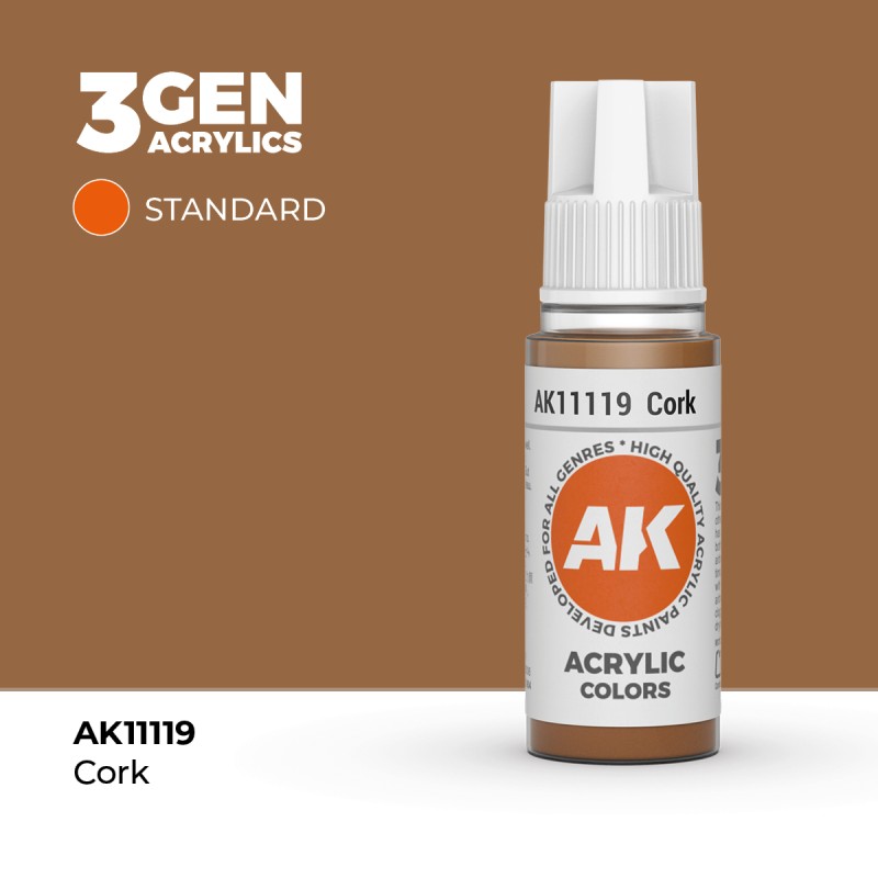 AK Interactive AK11119 – Peinture Acrylique Liége – 17 ml