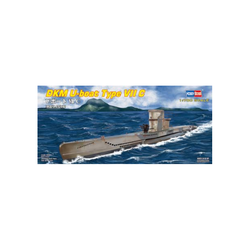 Hobby Boss	HB87009	 D.K.M U-boat Type VII C 1:700