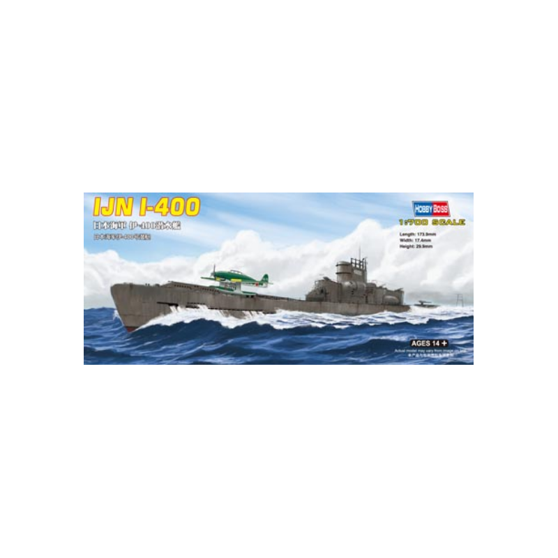 Hobby Boss	HB87017	 I.J.N Sous-marin De Classe I400 1:700