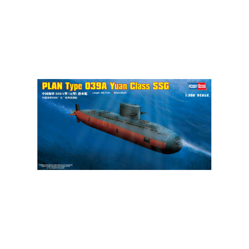 Hobby Boss	HB83510	 Plan Type 039a Yuan Class Ssg 1:350