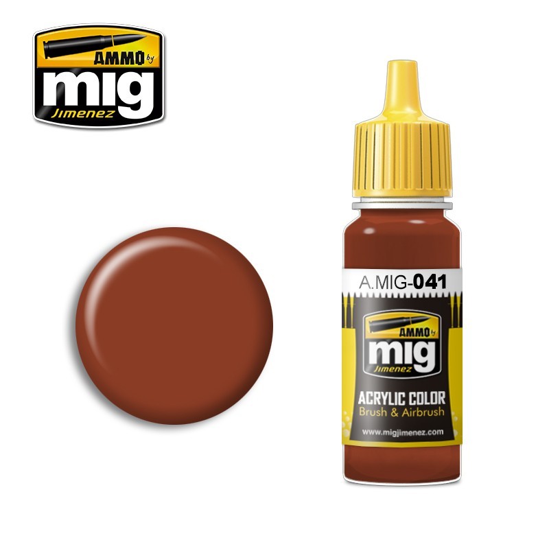 A.mig-0041 Peinture Rouille Foncé 17ml