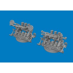Eduard 653021 – Canon antiaérien IJN Type 96 de 25 mm (triple) 1/350