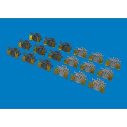 Eduard 653021 – Canon antiaérien IJN Type 96 de 25 mm (triple) 1/350