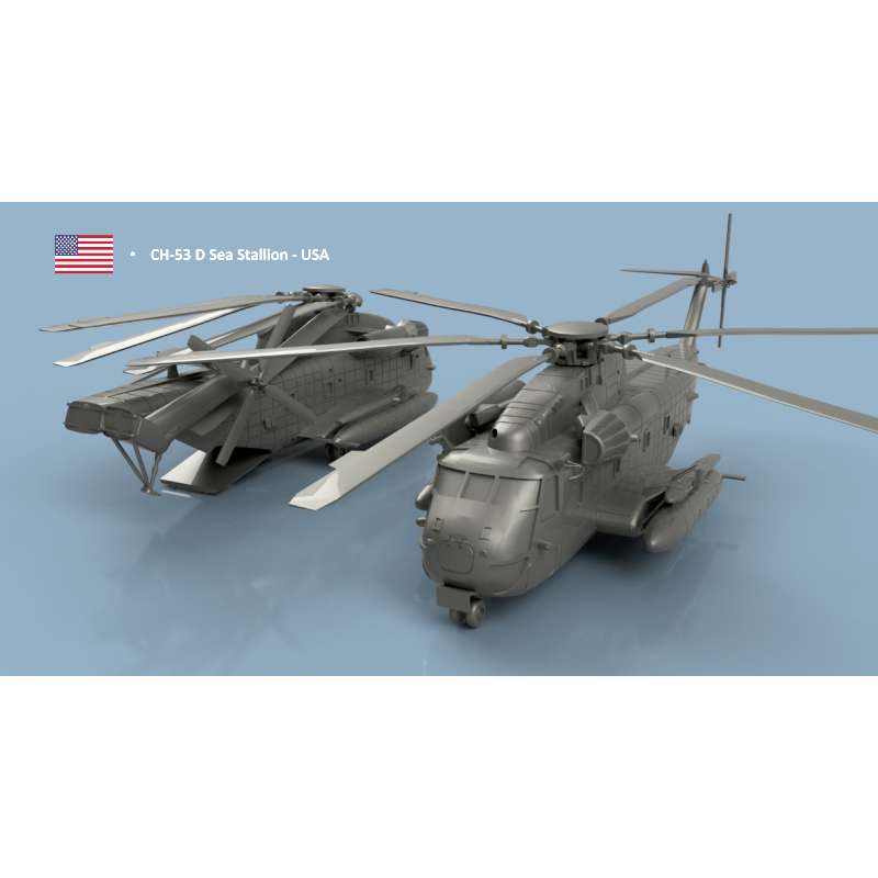 L’Arsenal 3D350-269 – CH-53D Sea Stallion x2 (1/350, impression 3D)