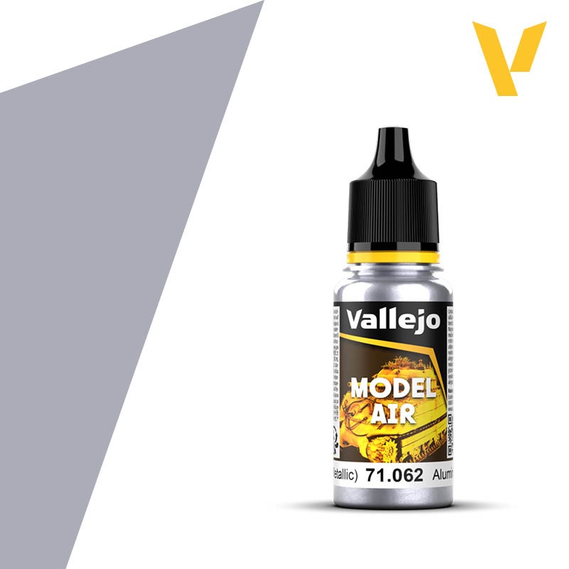 Vallejo 71.062 Aluminium 18 ml – Peinture Acrylique Modélisme, Figurines et Maquettes
