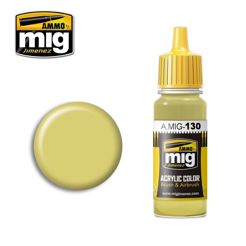 AMMO MIG	130	Jaune Délavé 17ml