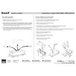 Jouef HO SNCB/NMBS – HJ2403‑07 – Pack d’Attelage Avant